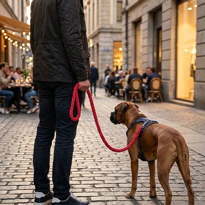 une laisse pour chien utilisation facile